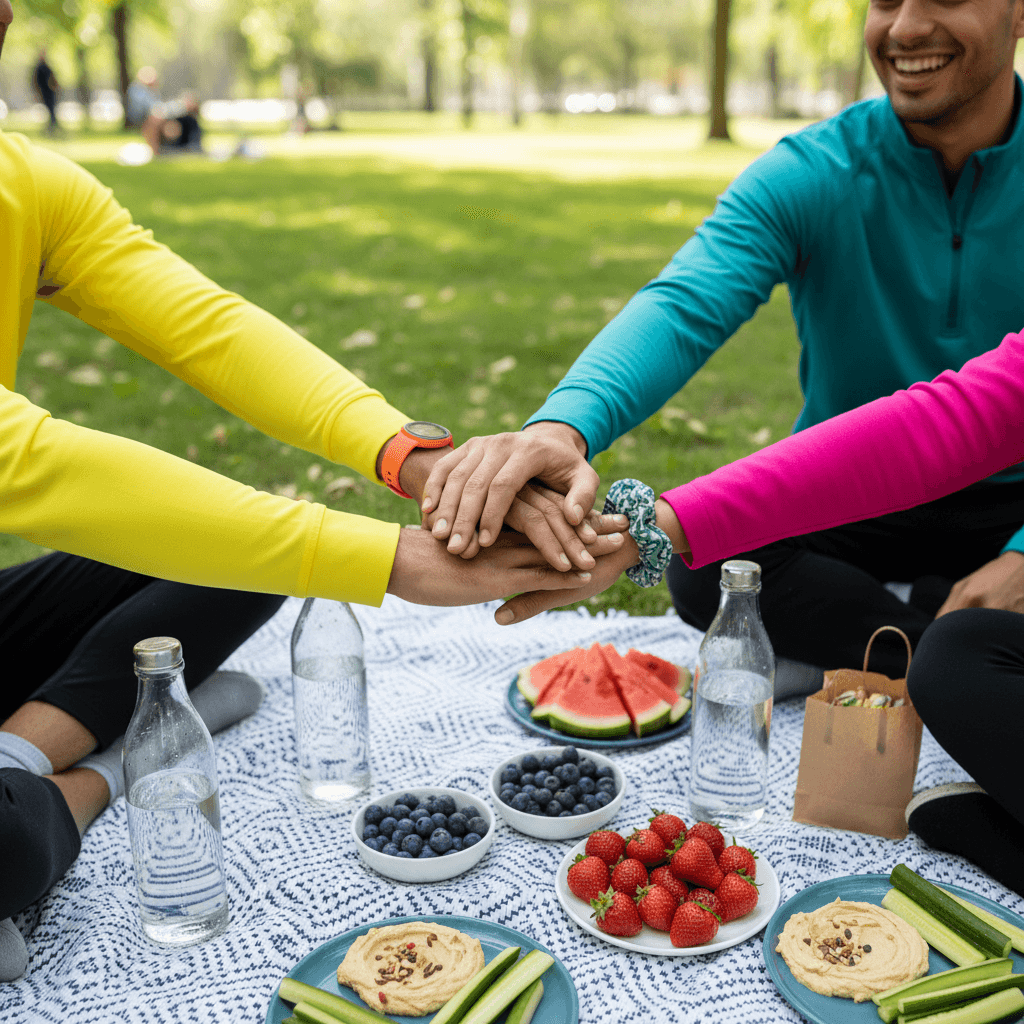 Children and athletes enjoying our yogurt